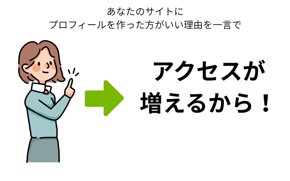 プロフィールを作った方がいい理由を